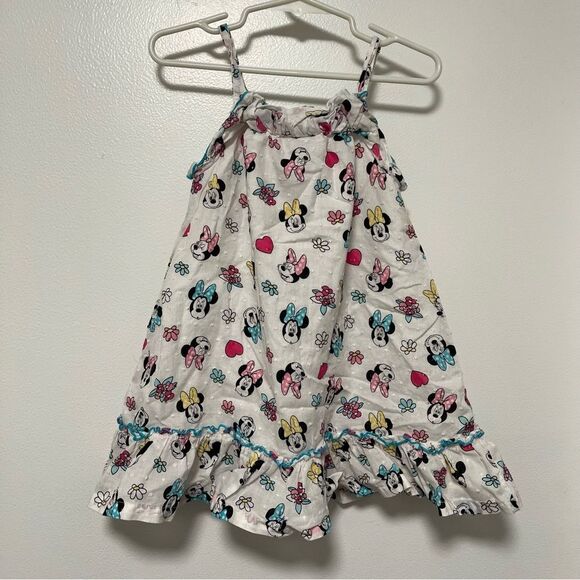 Disney Minnie Mouse Kids Dress White with Pink and Blue Accents size 24 months - Picture 5 of 5